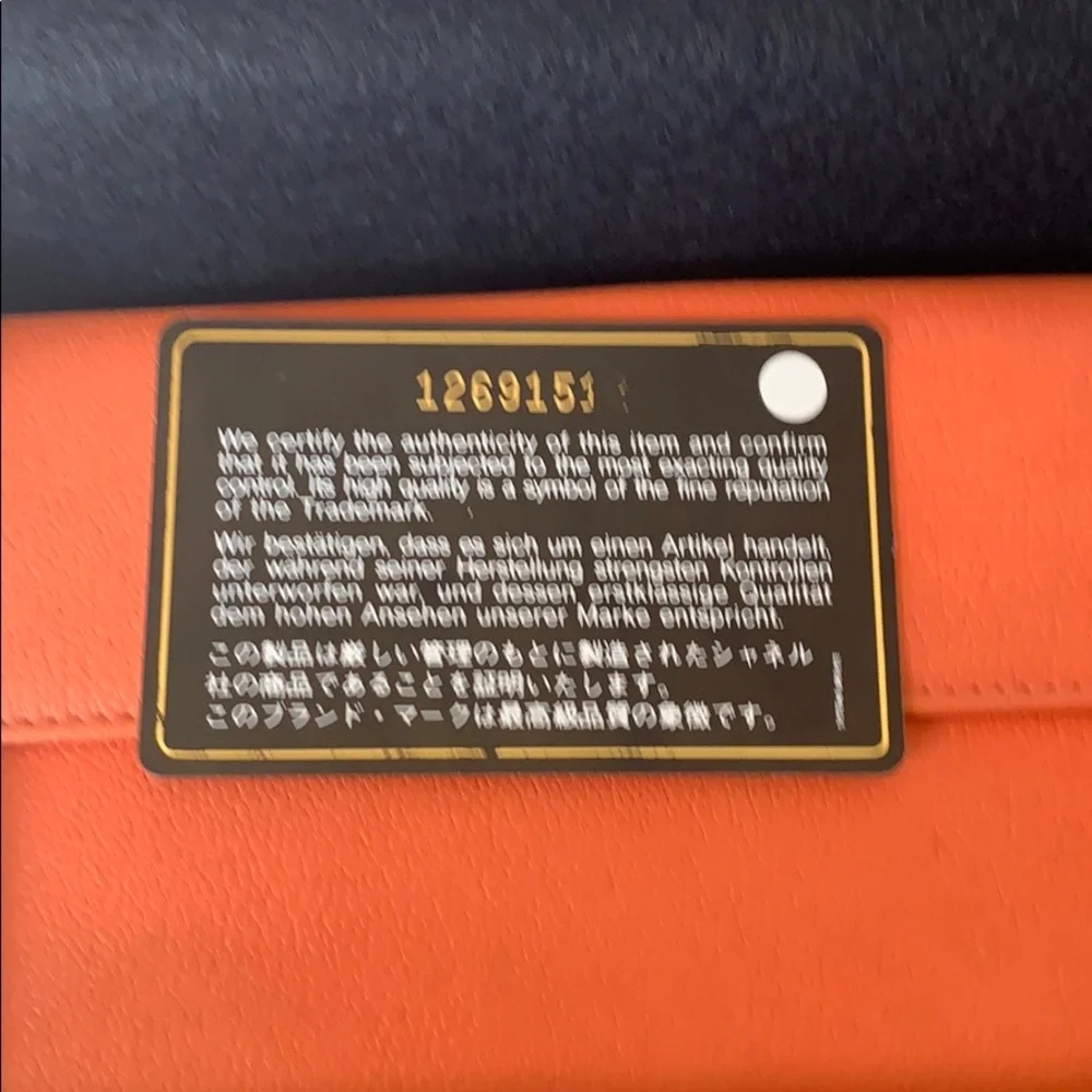 Chanel‎ long wallet leather Vintage